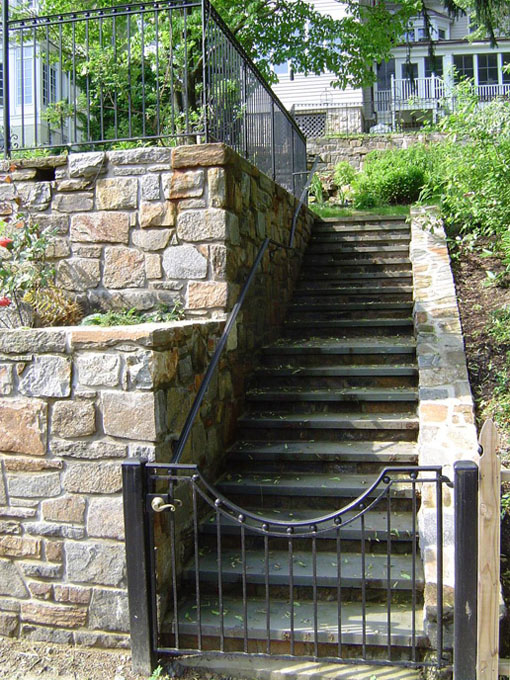 Image of wall and steps